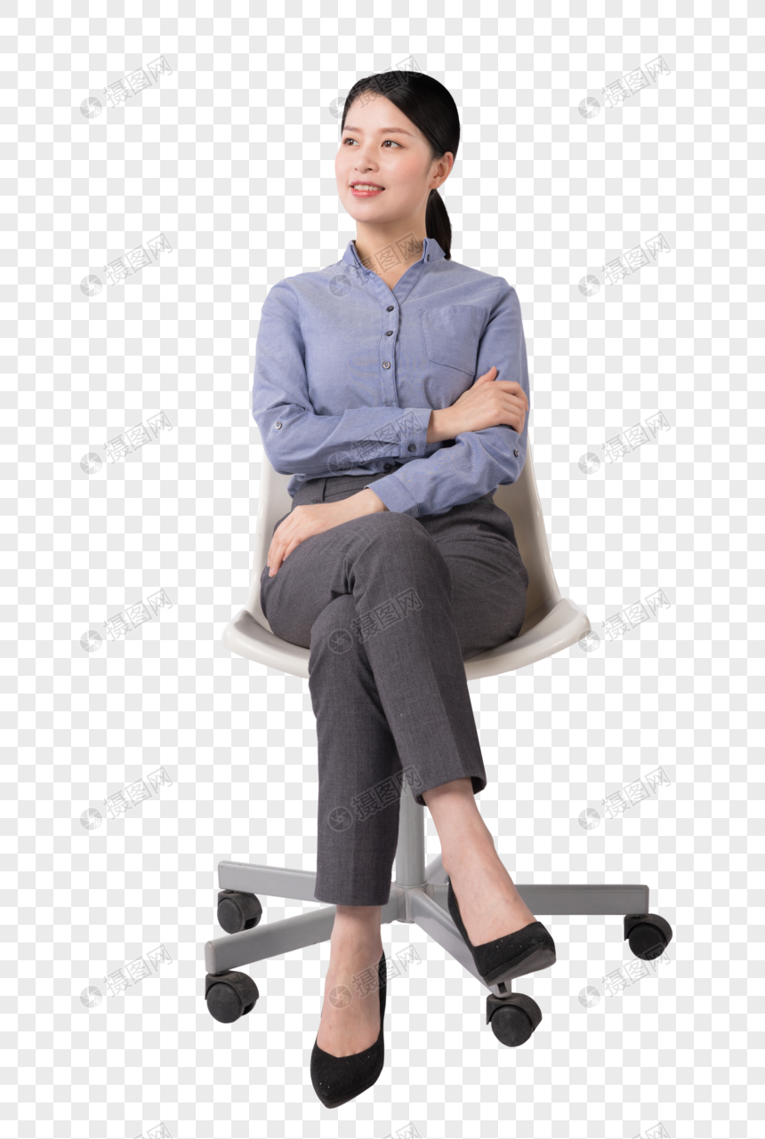 椅子に座る 女性 342088女性 椅子に座る 素材