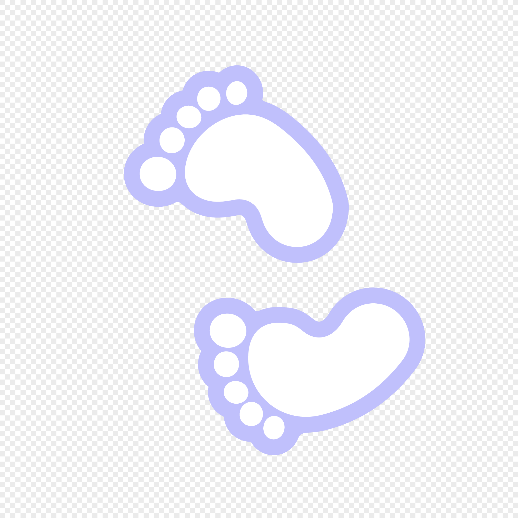 Download Baby footprint vector png image_picture free download ...