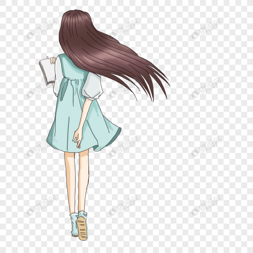 Lovely Cartoon Girl Materials Png PNG Transparent Image And Clipart Image  For Free Download - Lovepik | 400475367
