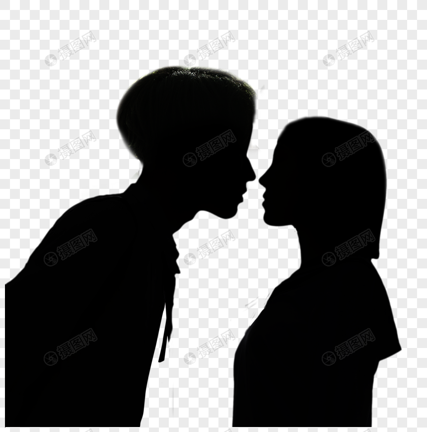 キャンパスカップルのシルエットにキスイメージ グラフィックス Id Prf画像フォーマットpng Jp Lovepik Com