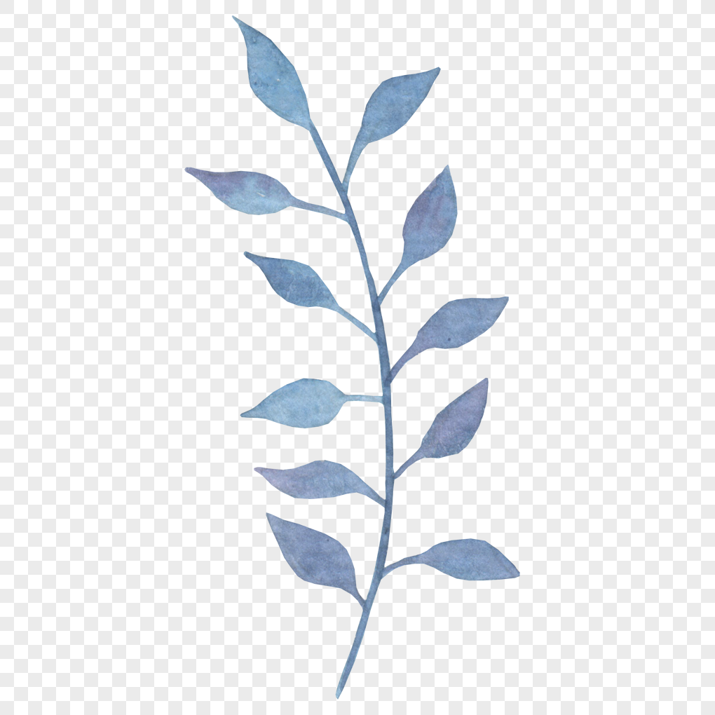 Blue Leaves PNG Images With Transparent Background | Free Download On ...