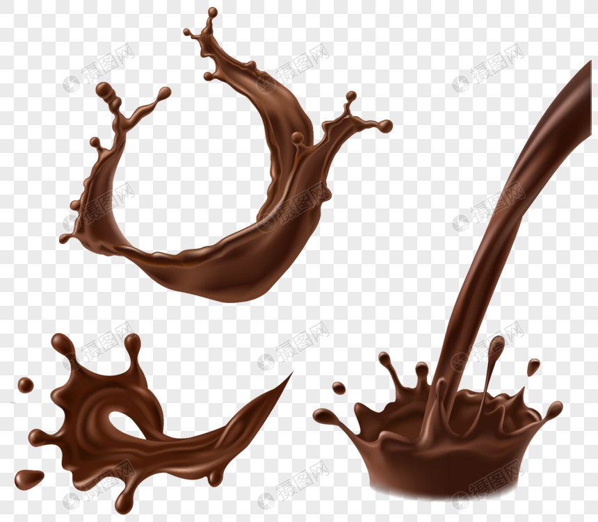 Hand painted chocolate liquid png image_picture free ...