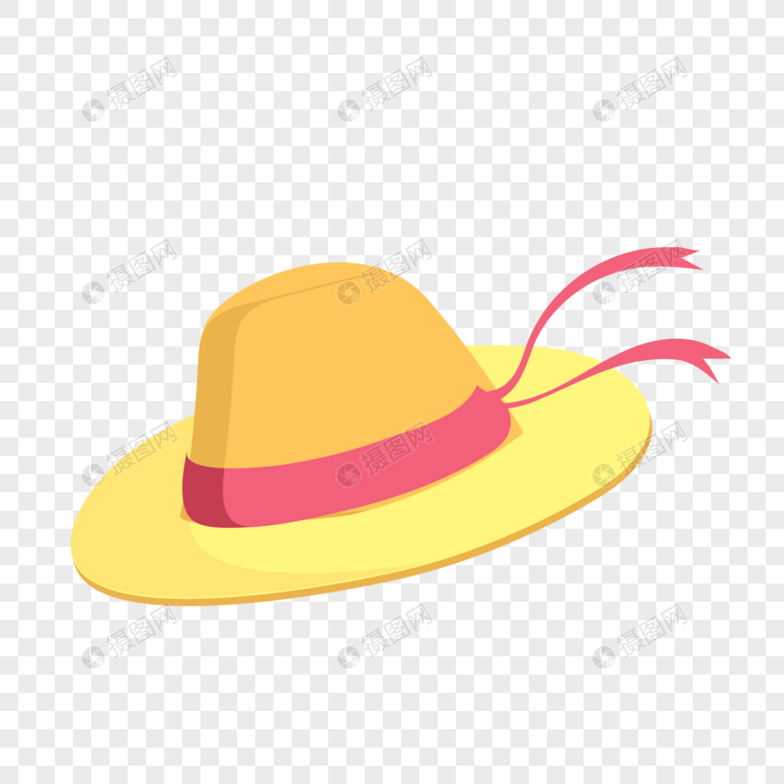 Cartoon straw hat vector material png image_picture free download ...
