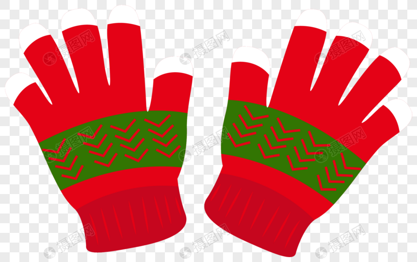 Cartoon gloves creative material png image_picture free download