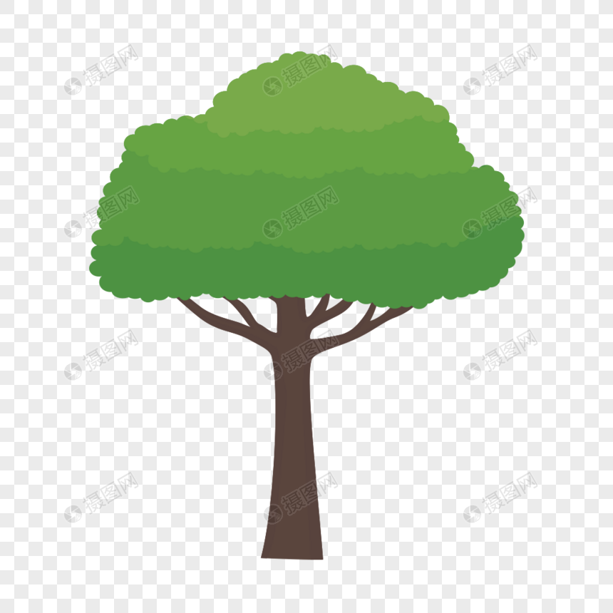 31 Gambar Pohon Hijau Kartun Kumpulan Kartun HD