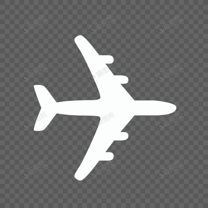 Download Airplane Icon White Png | PNG & GIF BASE