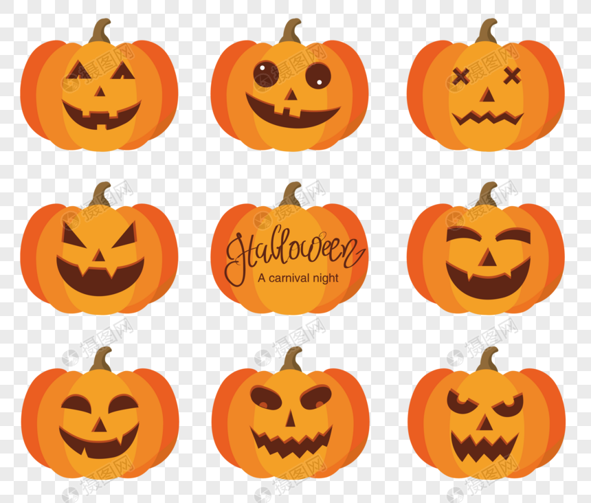 Get Cute Halloween Pumpkin Png PNG