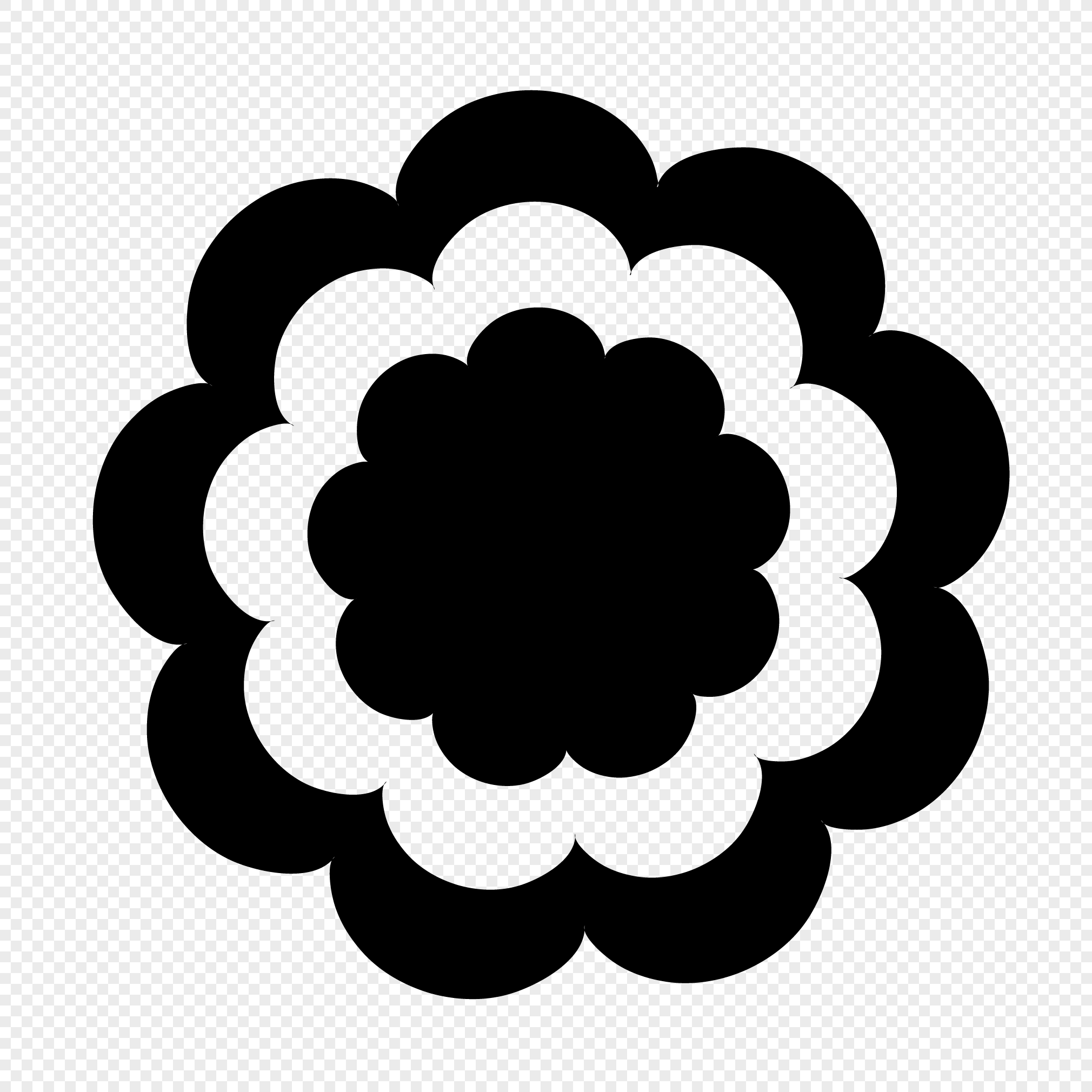 Download Plant flower silhouette vector elements png image_picture ...