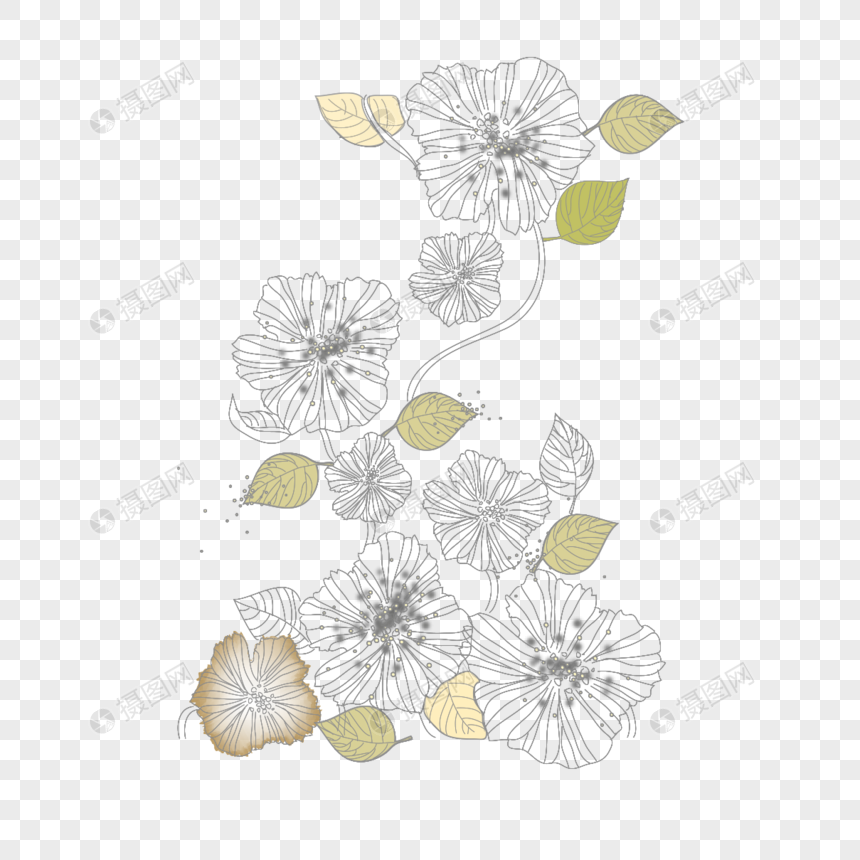 Sketsa Gambar Bunga Yg Indah Sederhana