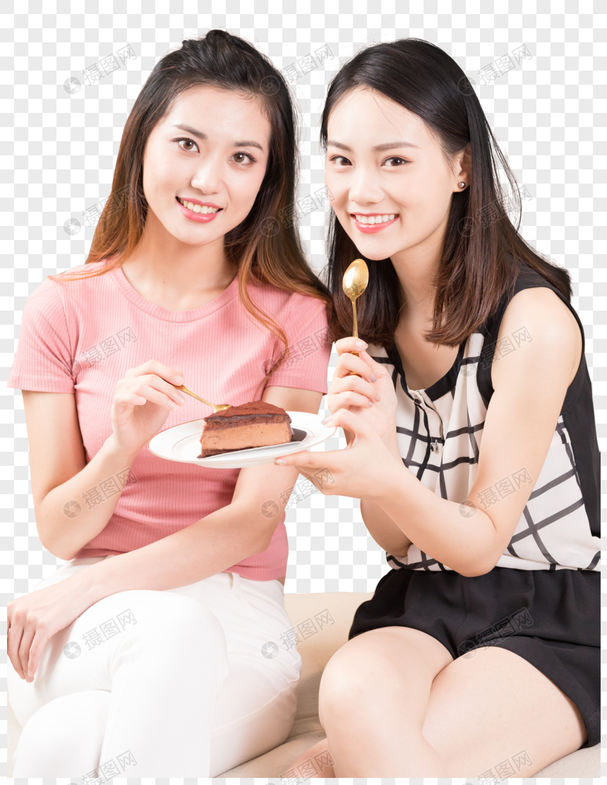 デザートを食べる女性イメージ グラフィックス Id Prf画像フォーマットpng Jp Lovepik Com