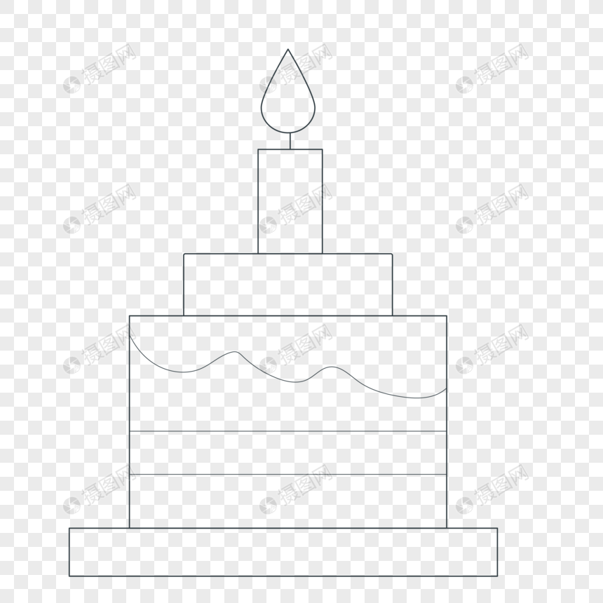 Sketsa Kue Ulang Tahun 0a
