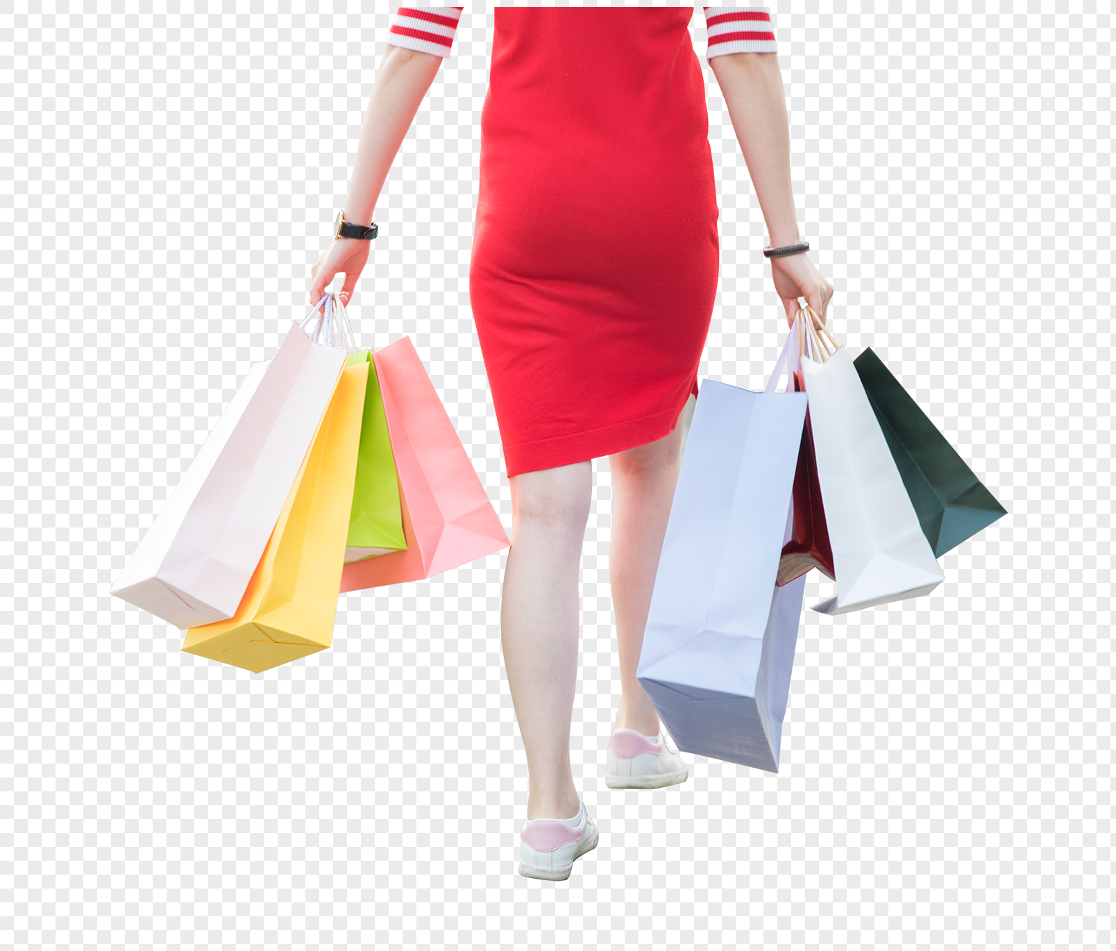 Red Bag for Shopping clipart. Free download transparent .PNG