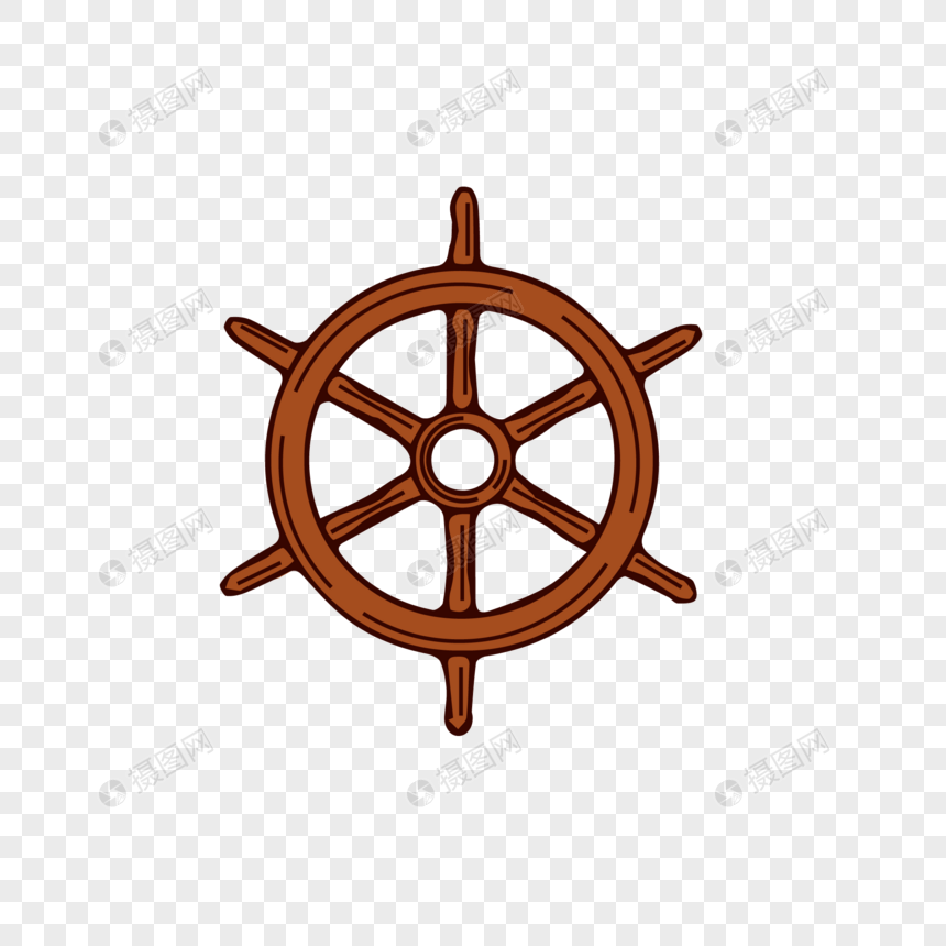 Logo Kemudi Kapal Laut