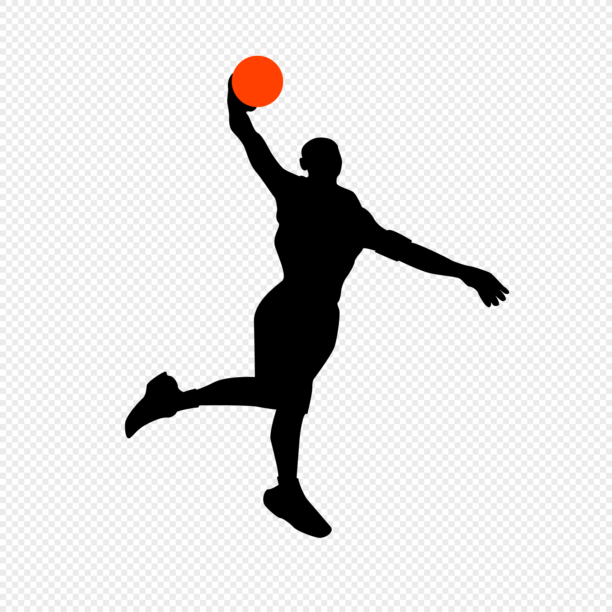 Silhouette of mens basketball players png image_picture free download ...