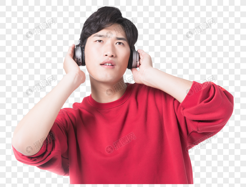 音楽を聞くヘッドフォンを持つ男性イメージ グラフィックス Id Prf画像フォーマットpng Jp Lovepik Com