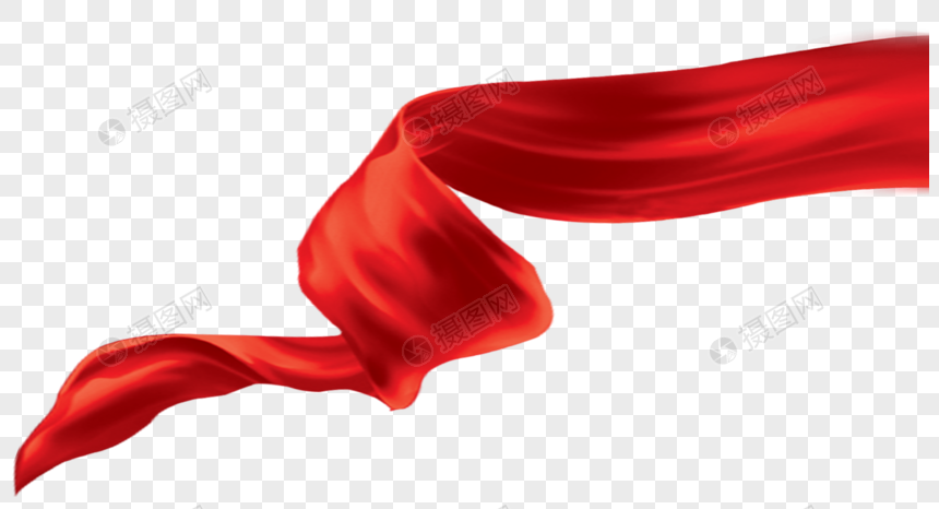 red silk ribbon