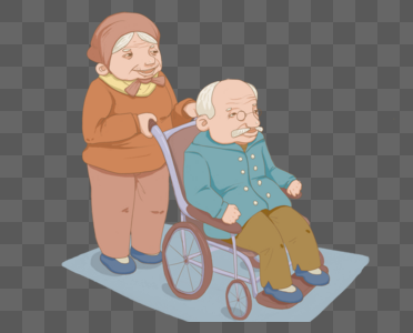 Сказку как дед коляску. Бабушка с внуком в инвалидной коляске. Дедушка в коляске. Старушка на коляске иллюстрация. Бабушка и дедушка с коляской.