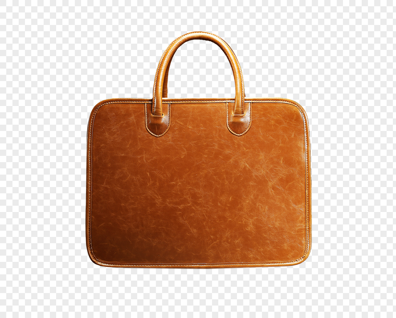 Brown Leather Office Bag, HD Png Download , Transparent Png Image - PNGitem