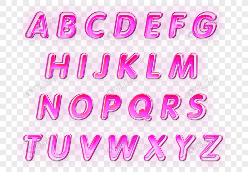 ピンクライト英語のアルファベットイメージ グラフィックス Id Prf画像フォーマットpsd Jp Lovepik Com