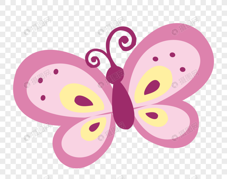 Mariposa De Dibujos Animados Imagen Descargar Prf Gráficos 400848319