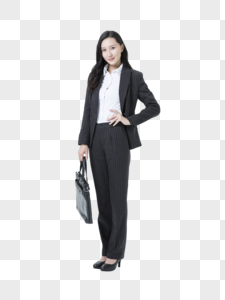 woman holding briefcase