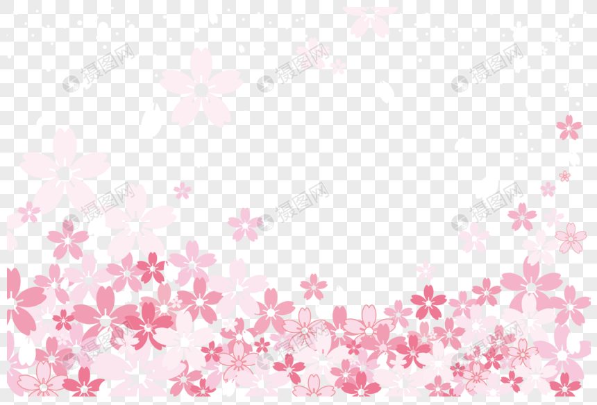 Sakura Illustration Background Material Vector Png Image Picture Free Download Lovepik Com