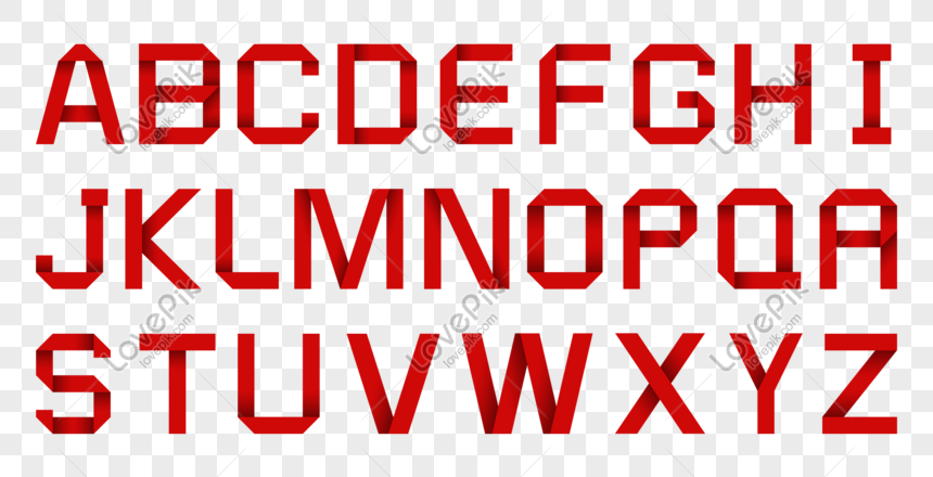 赤英語アルファベット折り紙イメージ グラフィックス Id Prf画像フォーマットpsd Jp Lovepik Com