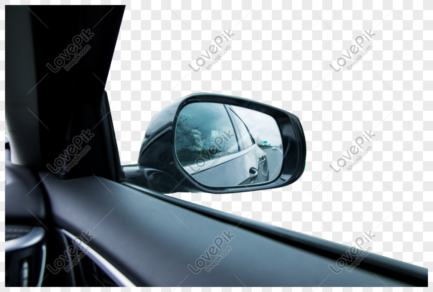 inside car mirror png