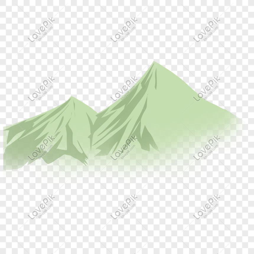 Gunung Hijau Png Grafik Gambar Unduh Gratis Lovepik