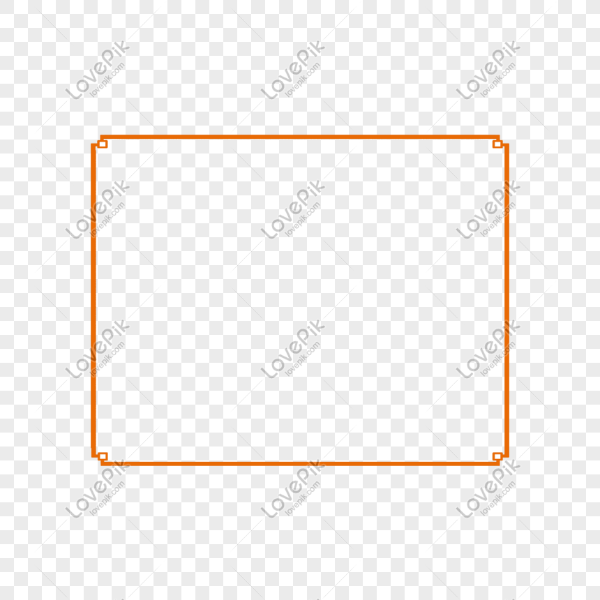 オレンジ色の枠イメージ グラフィックス Id Prf画像フォーマットpng Jp Lovepik Com