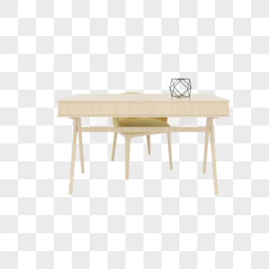 Hand Painted Office Computer Desk Illustration Vector Png