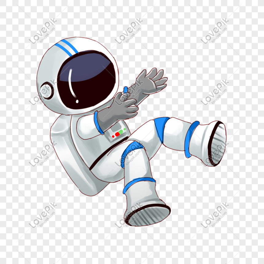 Astronaut, Hand Painted Astronaut, Astronaut, Astronaut Element PNG ...