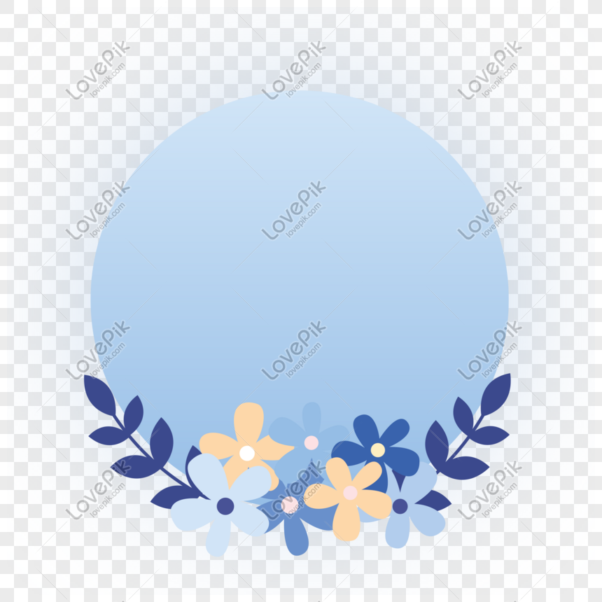 Pale Blue Flowers Png Image Picture Free Download Lovepik Com