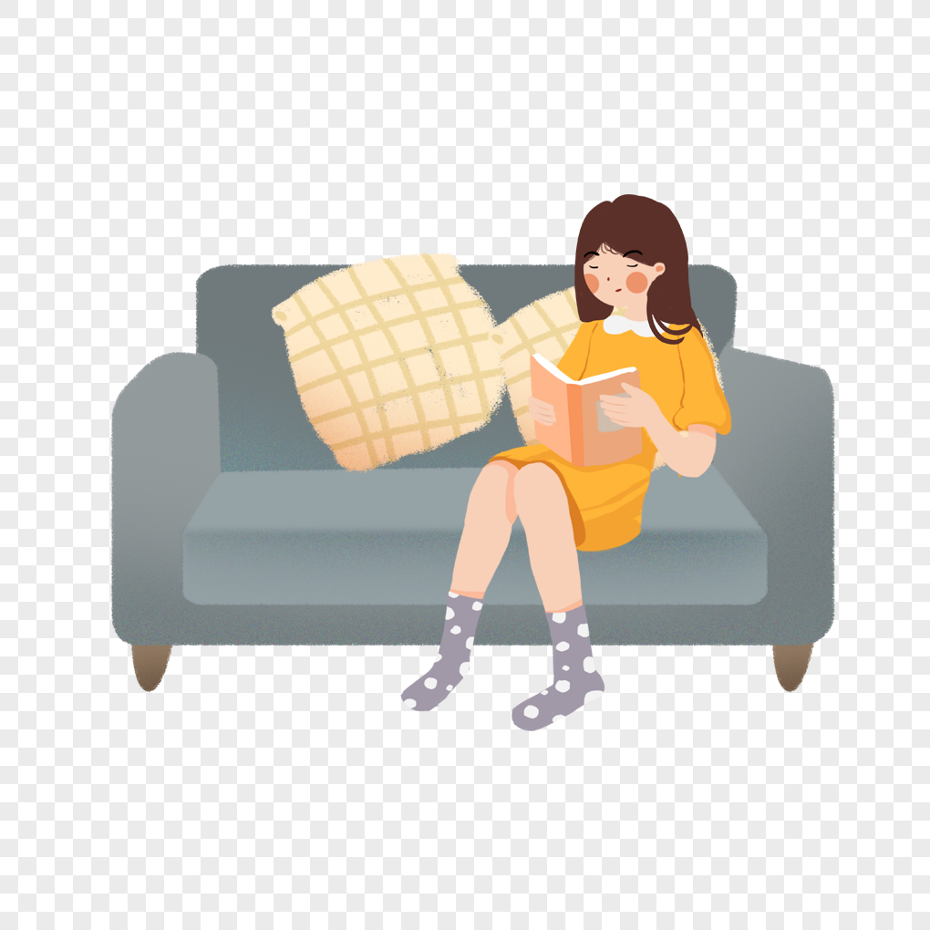 Мама сидит в кресле. Кдлвек сидящий на диване рисунок. Иллюстрация сидит на диване. Девушка сидит в кресле. Девочка на диване мультяшная.