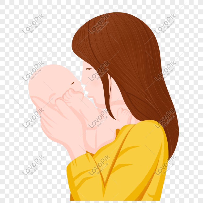 Um Beijo Na Testa Da Mãe Para Seu Filho Amado Personagem Sem Rosto Menina  Hijab Fofa E Ilustração Familiar Desenhada à Mão PNG , Beijo Na Testa, Mãe,  Fofa Imagem PNG e