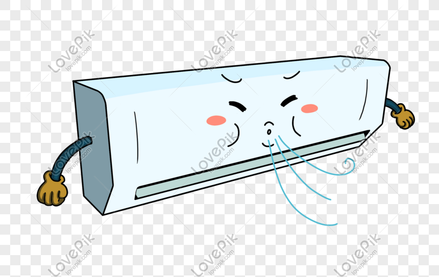 Cartoon Air Conditioning PNG Transparent And Clipart Image For Free  Download - Lovepik | 401040196