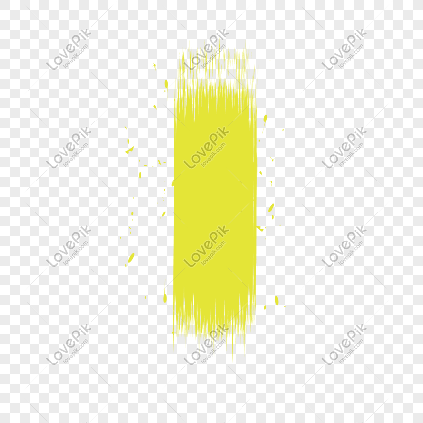 Yellow Paint Brush Strokes PNG Transparent Background And Clipart Image For  Free Download - Lovepik | 401046320