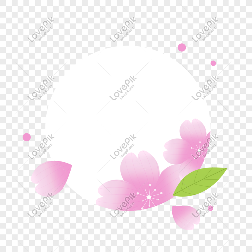 Cherry Blossom Beautiful Border Png Image Picture Free Download Lovepik Com