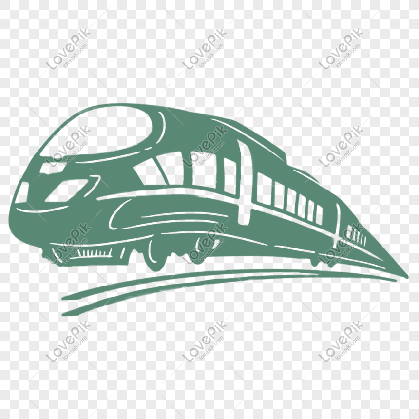 ダークグリーンの電車のシルエットイメージ グラフィックス Id Prf画像フォーマットpsd Jp Lovepik Com