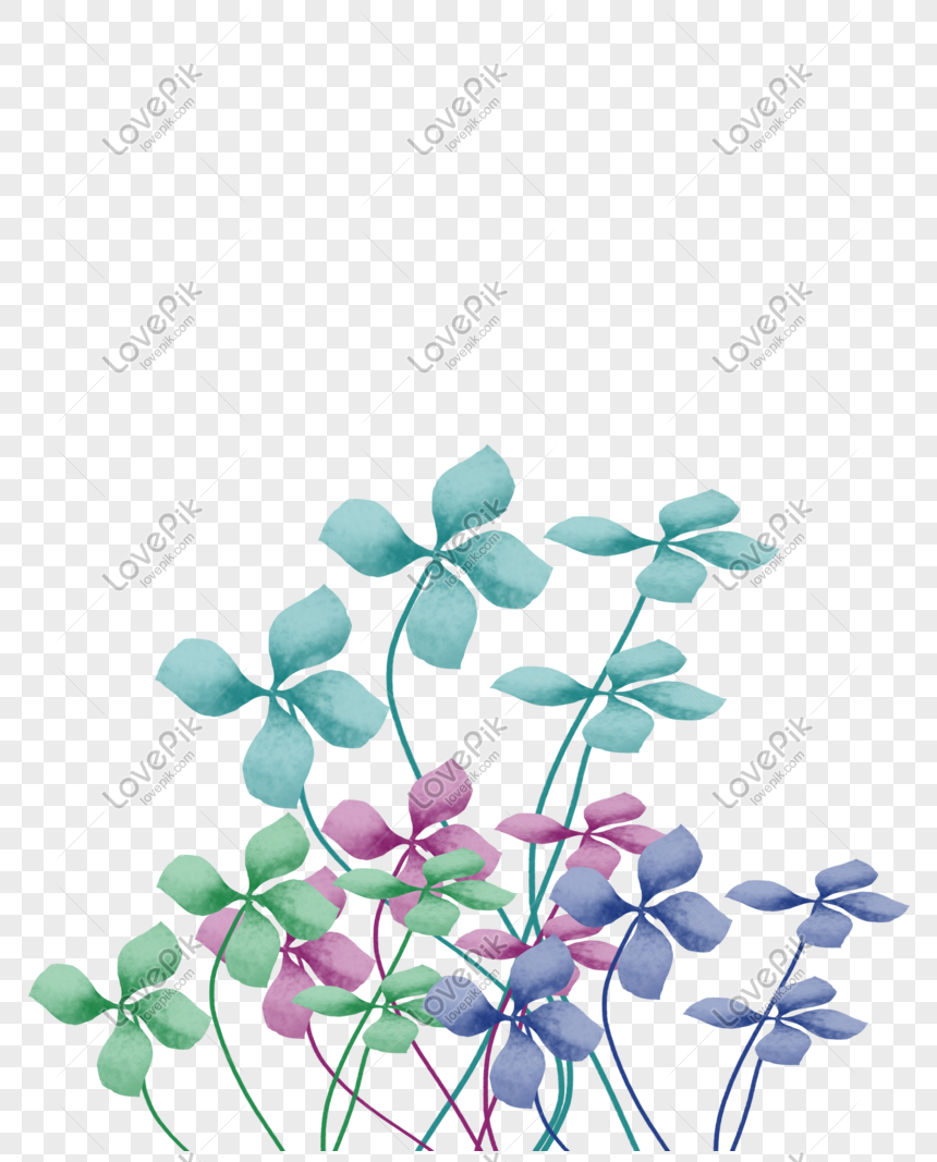 Ilustrasi Dekoratif Gaya Bunga Gambar Unduh Gratis Grafik