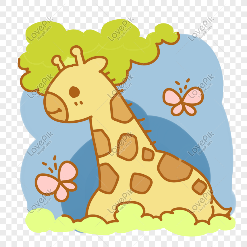 Cute Cartoon Giraffe PNG Transparent Background And Clipart Image For Free  Download - Lovepik | 401074650