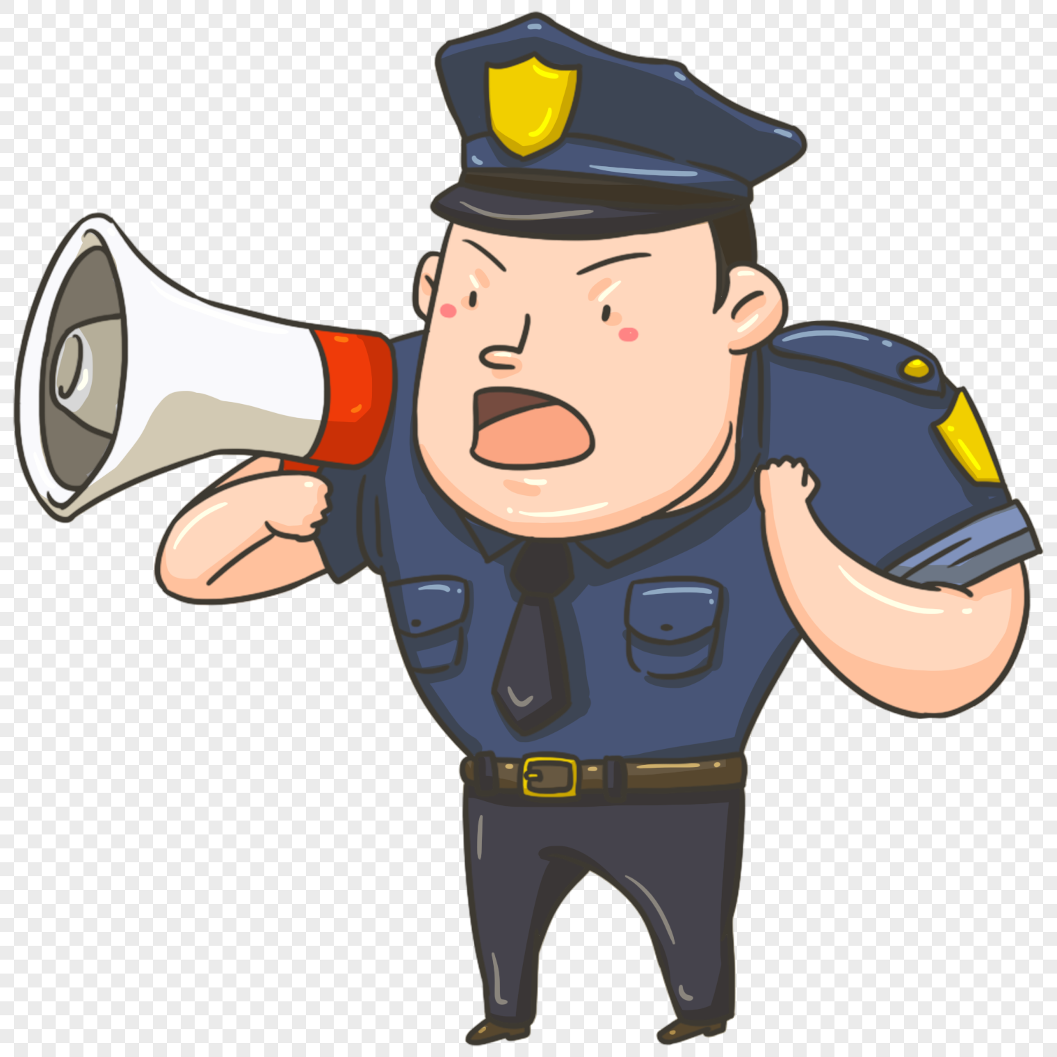 policeman animated clipart for powerpoint