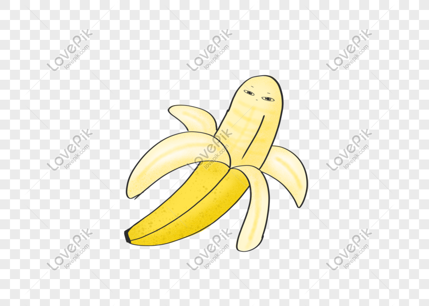 Cartoon Simple Fruit Banana PNG Transparent And Clipart Image For ...