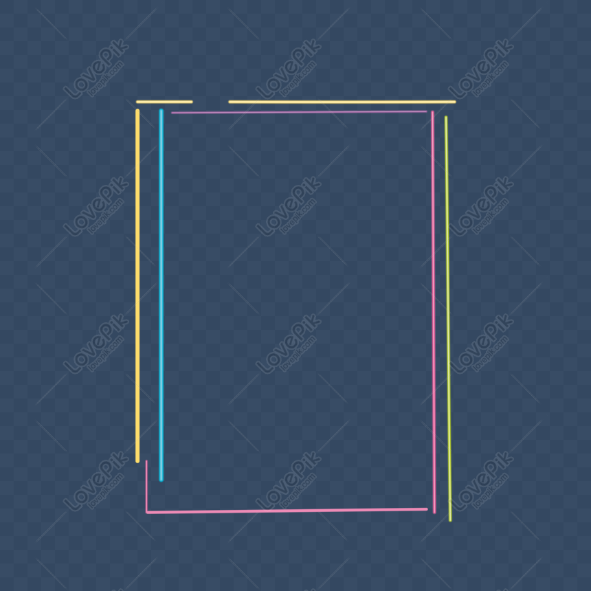 霓虹邊框psd圖案素材免費下載 尺寸4167 4167px 圖形id Lovepik
