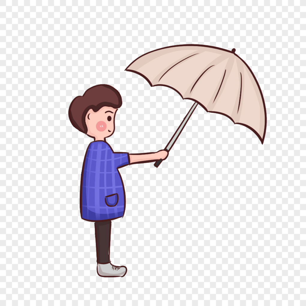 Друг с зонтиком рисунок