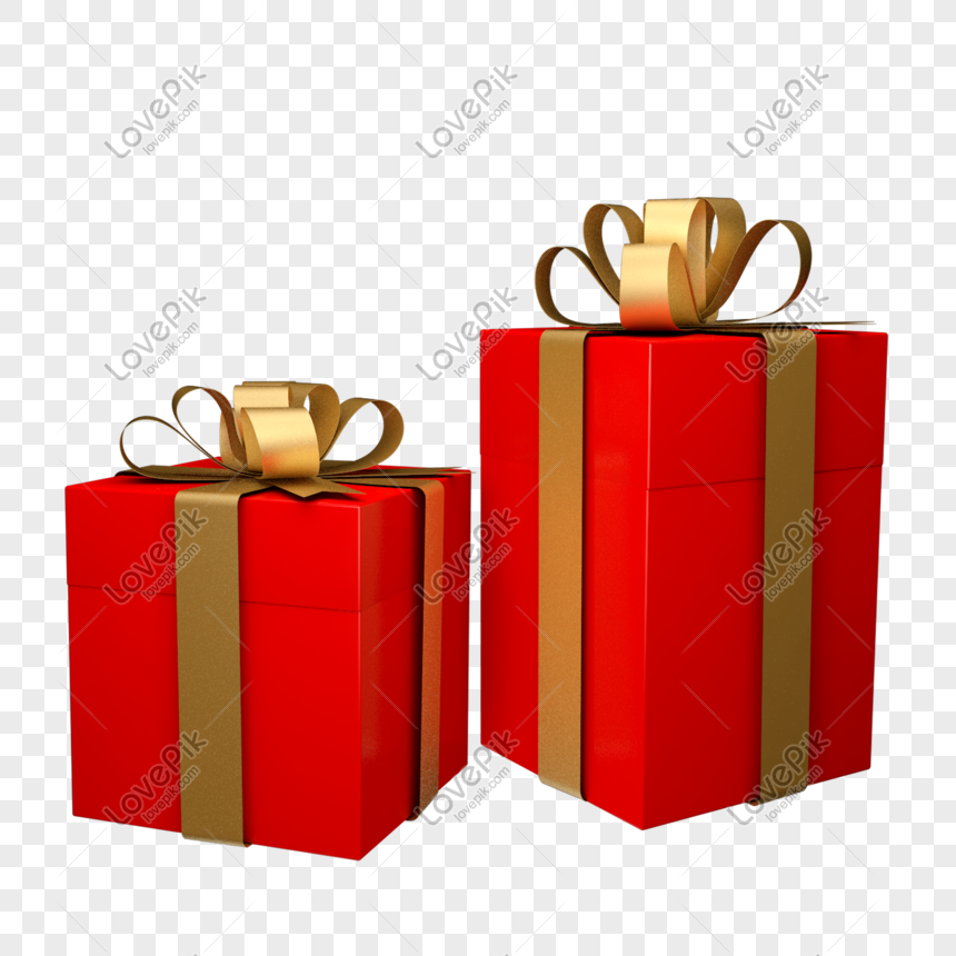 Caja De Regalo De Oro Rojo Imagenes De Graficos Png Gratis Lovepik