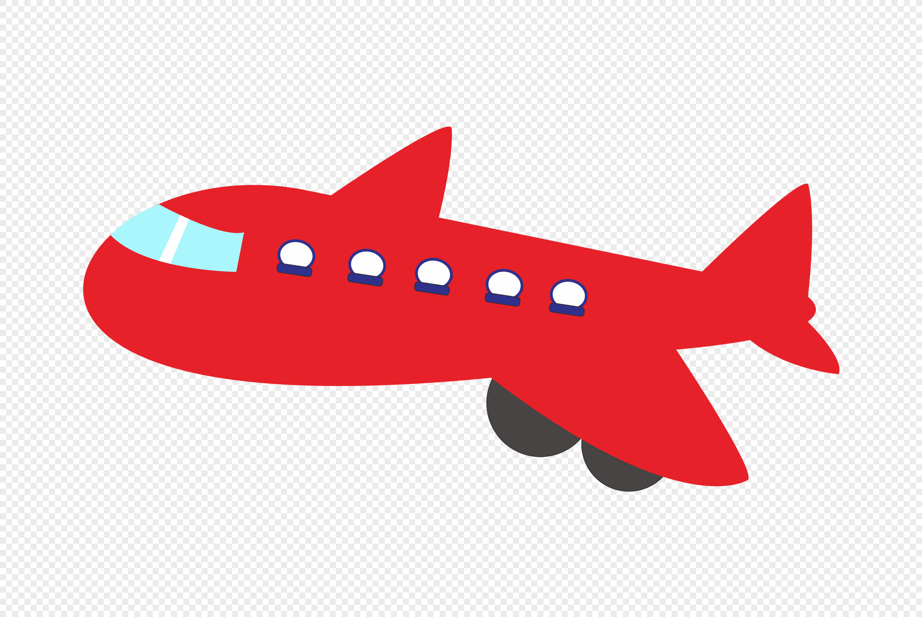 Cartoon Airplane Free PNG And Clipart Image For Free Download - Lovepik |  401092939