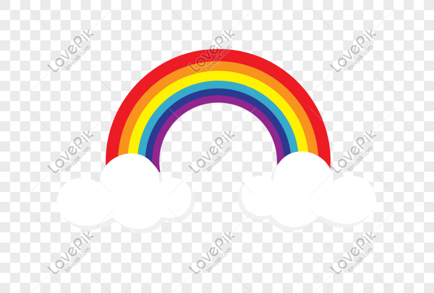 Bahan Pelangi Awan Rainbow Percuma Gambar Unduh Gratis Imej 401096420 Format Png My Lovepik Com