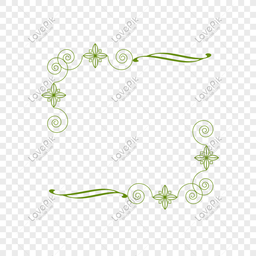 Green Border PNG Free Download And Clipart Image For Free Download ...