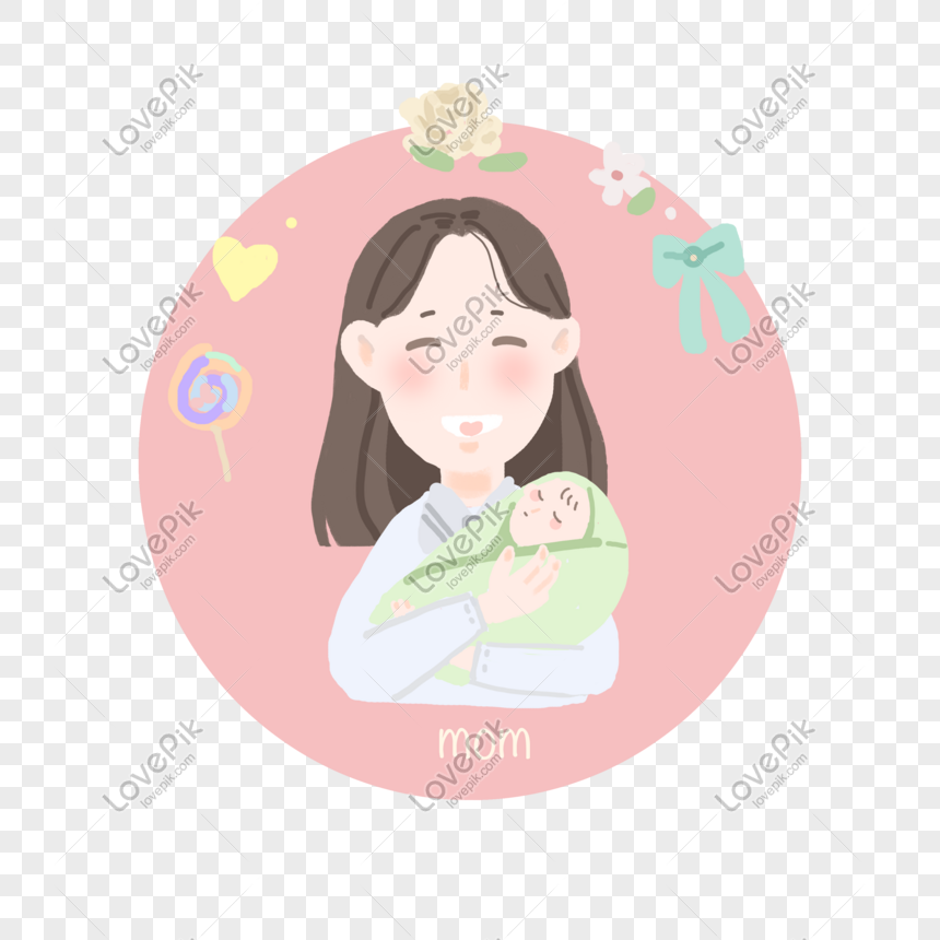 Photo De Fete Des Meres Maman Vacances Joyeux Dessin Anime Fete Des Meres Maman Bebe Graphique Images Free Download Lovepik